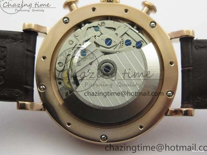 MIROTIME 0102 Efficient Portofino Chrono RG ZF 1:1 Best Edition White Dial on Brown Leather Strap A 7151